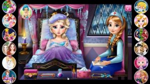 Elsa Frozen Flu Doctor - Princess Game Walkthrough - Video Games for Kids