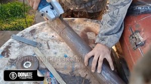 новинка рутуба - мангал печка барбекю из газового баллона