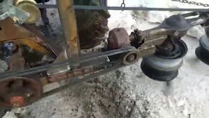 Продолжаем собирать самодельную косилку на Т-40.