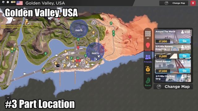 ROBLOX DRIVE WORLD | ALL PARTS LOCATION FOR HELLION AND ZEROONE R QUEST (EXPIRED)