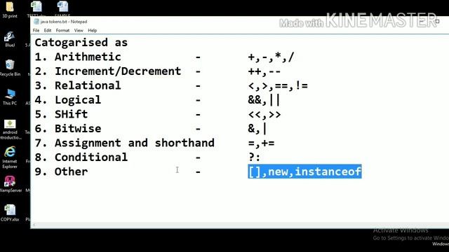 Java tokens | Java Tutorial