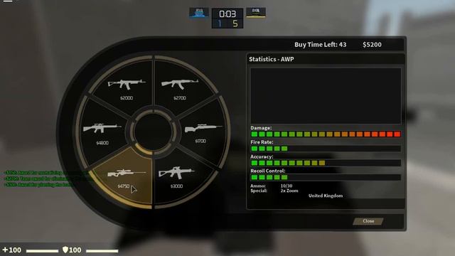 Играю с другом 1vs1 в кс го в ROBLOX смотреть онлайн