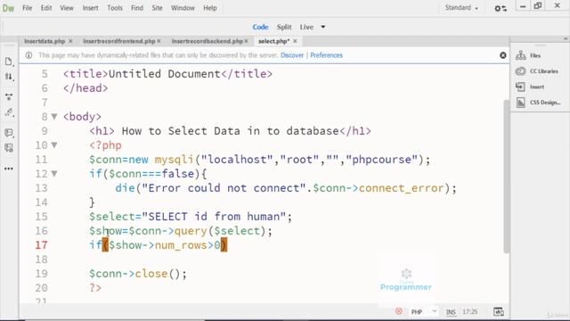 28. PHP MySQL Select | Learn Complete Web Development Course Using PHP/MySQL