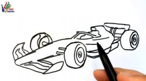 Easy Drawing formula 1 I Kolay F1 Aracı Çizimi I Ferrari F1 Nasıl Çizilir?