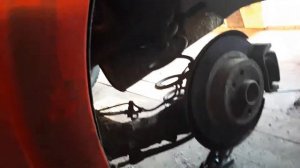 Замена задних стоек амортизаторов Opel "Meriva" 2007 г.в.