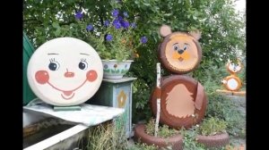 Смешная поделка своими руками колобок для сада и дачи