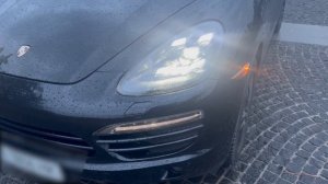 Установка Светодиодных Фар FULL LED Вместо Штатных на Porsche Сayenne 958 Дорестайлинг 2014 Года