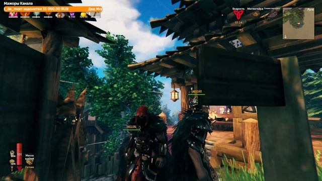 Valheim СТРОЙКА | КИТАЙСКАЯ ДЕРЕВНЯ | СЕКРЕТНЫЙ ПОДВАЛ | ХРАМ С ЖЕЛАНИЯМИ | Туманные земли