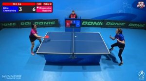 19:15 Alina Cherniavska 3-0 Oleksandra Rosokha West 4 Final WIN CUP 03.03.2023 | TABLE TENNIS WINCU