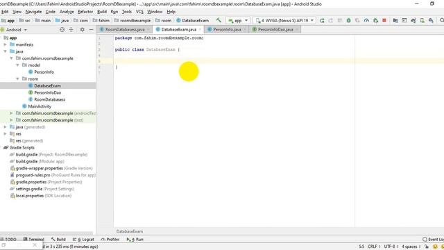 Insert data in room database in android (Part-1) - Android Studio смотреть онлайн