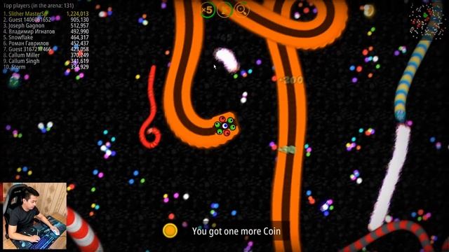 WormsZone.io Best Trolling Pro Never Mess With Tiny Snake Epic Worms Zone io Gameplay! #56 смотреть онлайн