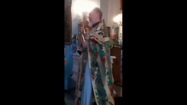 Проповедь о. Викентия. ВХОД ГОСПОДЕНЬ В ИЕРУСАЛИМ 12 04 20 смотреть онлайн