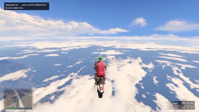 Une bécane et un calbute dans l'espace | GLIDE extrême GTA V смотреть онлайн