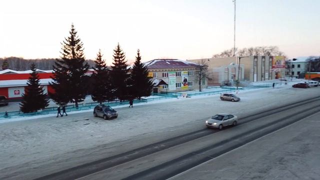 Село КУНАШАК, Челябинская область. Съёмка (4K) с квадрокоптера DJI. смотреть онлайн