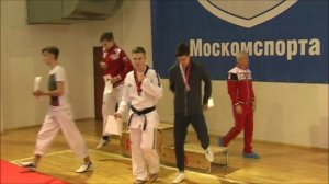 Taekwondo WTF. Чемпионат Москвы (до 21 года). Юниоры. Награждение победителей и призёров.