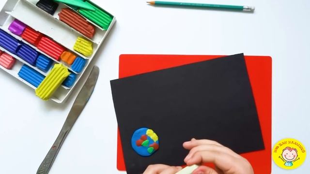 Как слепить КОСМОС из пластилина. УРОК 63.Тема: "ракета" - лепка смотреть онлайн