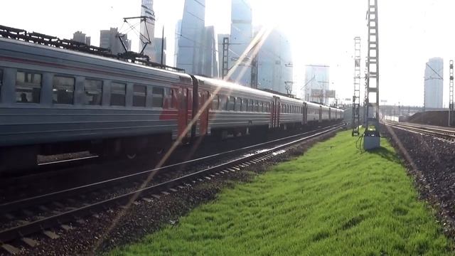 Электропоезд ЭР2Р-7084 ещё на Белорусском направлении смотреть онлайн