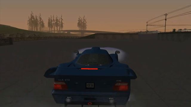 GTA SA Mods Mercedes-Benz CLK GTR Road version 720p ? Test 2