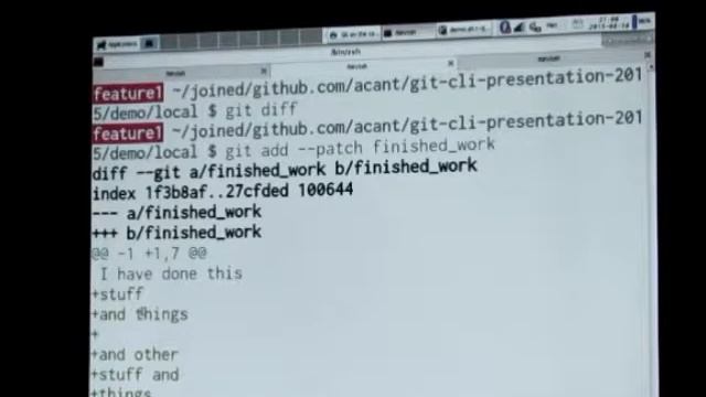 Git on the command-line. Part 3/3 talk @kwlug Aug 2015 смотреть онлайн