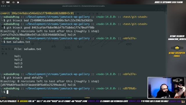 Episodio #23: Git desde cero, parte 2: cherry-pick, bisect, hooks, reflog y más! смотреть онлайн