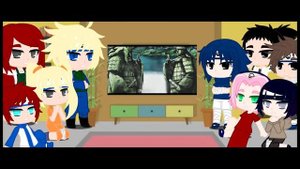 Naruto Family And His Friends React To Naruto VS Sasuke