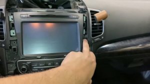 Kia Sorento - как снять штатную магнитолу/ Kia Sorento - how to remove the head unit