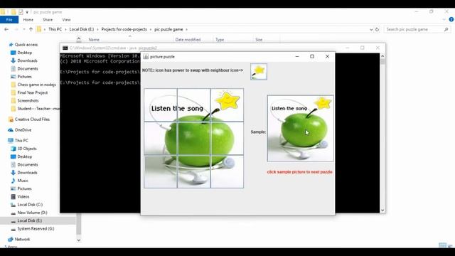 Simple Puzzle Game In Java смотреть онлайн