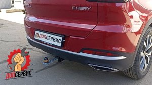 Фаркоп под квадрат на Chery Tiggo 7 PRO / Exeed LX