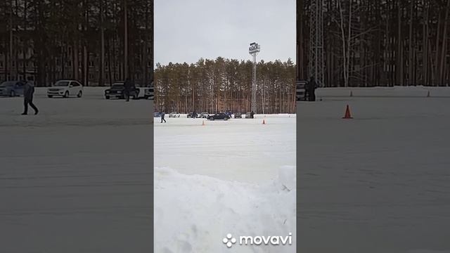 Автоспорт. 15-я "Ледовая дуэль". Стадион "Электрон". Город Заречный, Свердловская область.