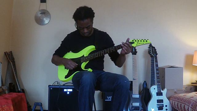 Tapping piece with Ibanez rg xxv fluo //Axis Drift (video 4)// Song of return 2 смотреть онлайн