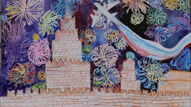 Выставка рисунков "Минувших лет живая память". Дворец творчества детей и молодежи, г. Воронеж