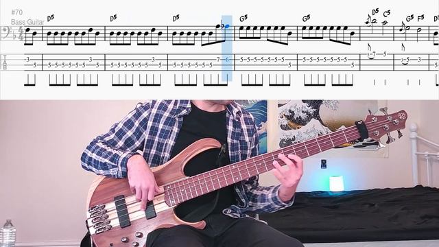 Freddie King - Going Down - Bass Cover (Tab and Notation in Video) смотреть онлайн