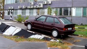 Упражнение "Гараж" Площадка. Экзамены ГИБДД