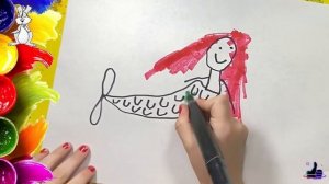 КАК НАРИСОВАТЬ РУСАЛКУ