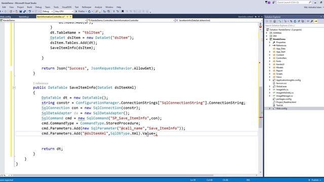 Add new row and save data using Kendo Grid | DropdownList bind inside Grid (Part-2)