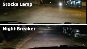 Osram Night Breaker Laser H4 Vs Stock Light | 60/55w 12V | Headlight Comparison for Ford Freestyle