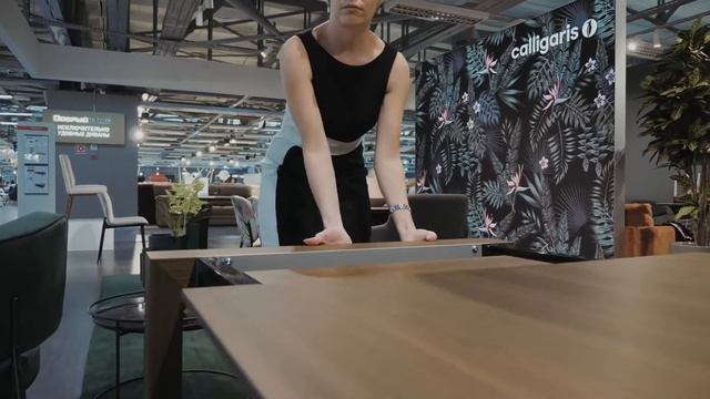 Эксплейнер (explainer): как сложить/разложить стол Calligaris