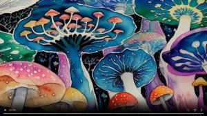 Toadstools and mushrooms - an AI generated magic mushroom Trip - Eight 8 hours long