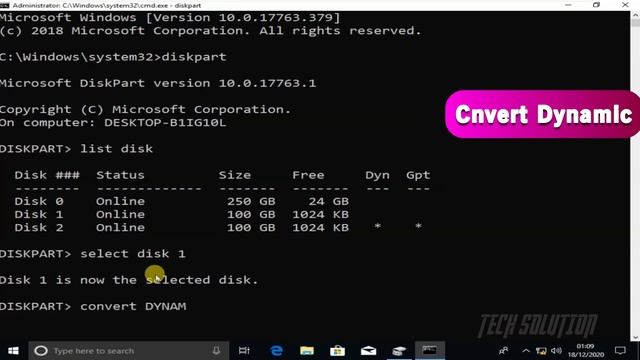 How to Convert Dynamic Disk to Basic Disk Without any Software by TechSolution смотреть онлайн