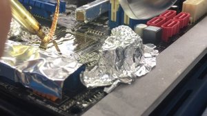 Ремонт материнской платы замена хаба