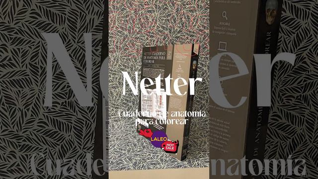 ¡Hot Sale! Netter Cuaderno de anatomía para colorear.