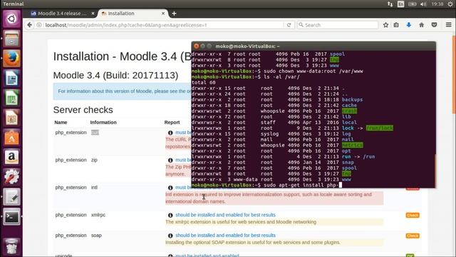 How to install moodle 3.4 on Ubuntu 16.04 смотреть онлайн