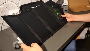 Солнечная панель allpowers 21 Вт 5 вольт в тканевом исполнении обзор
