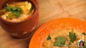 Два оригинальных рецепта из кабачков. Рагу в горшочках с курицей и кабачковые котлеты на картофеле