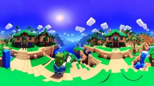 360 VR Skibidi toilet BARBIE vs MINECRAFT vs CYBERPUNK