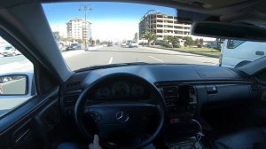 2000 Mercedes E240 V6 ~ POV Test Drive - w210 sürüş