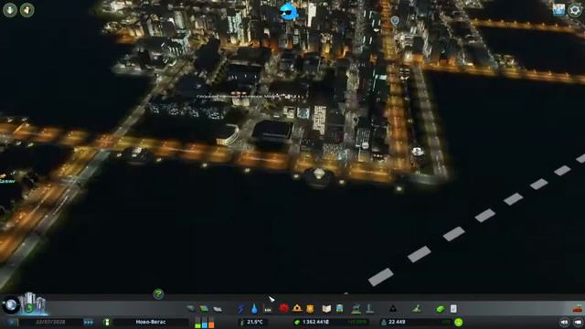 Мегаполис за Одну Ночь | Cities: Skylines | Эксперимент