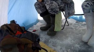 Одни на всём озере,Еланчик зимняя рыбалка