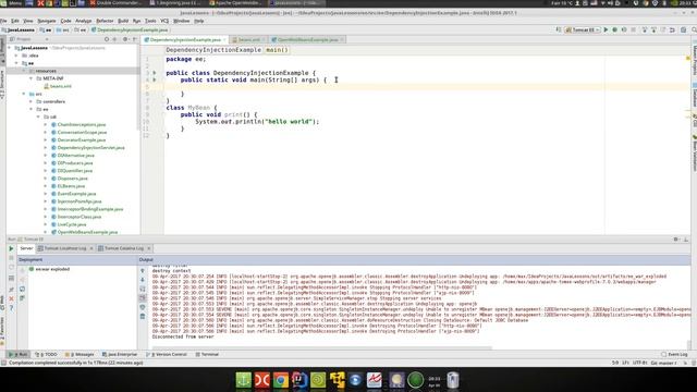 Java EE 60: CDI 17: OpenWebBeans смотреть онлайн