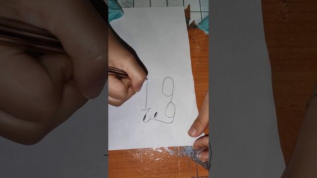 Рисуем собачку пошагово #собачка #рисунок